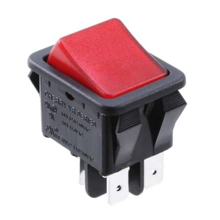 Zf Electronics Double-Pole Power Rocker Switch YRM32F2BBRLN